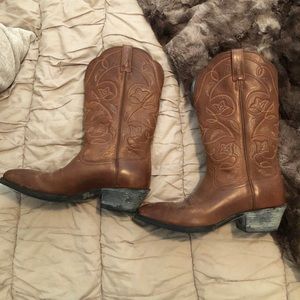 Brown Ariat Cowboy Boot